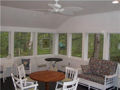 Brewster Cape Cod vacation rental - Covered/screened in porch