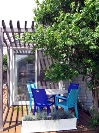 Wellfleet Cape Cod vacation rental - Enjoy your morning coffee on the deck