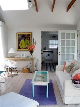 Wellfleet Cape Cod vacation rental - Living room with skylight