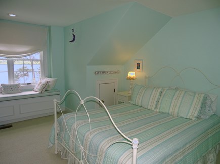 Brewster Cape Cod vacation rental - 2nd floor bedroom with queen size bed. Sleeps 2. View of pond.