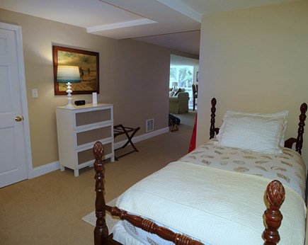 Brewster Cape Cod vacation rental - Twin Bed in lower level alcove sleeps 1.
