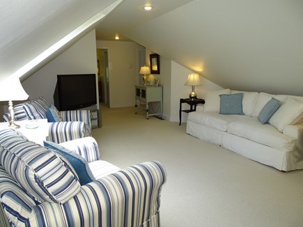 Brewster Cape Cod vacation rental - 2nd floor living room with TV.