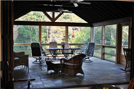 North Eastham Cape Cod vacation rental - Huge Screened Porch opens to living room