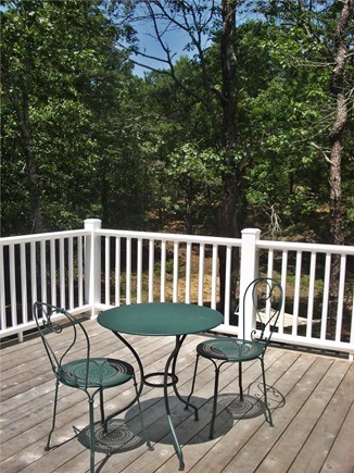 Wellfleet, Ocean Side Cape Cod vacation rental - Upstairs Deck in the treetops