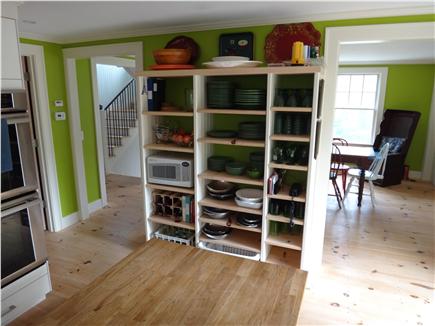 South Truro Cape Cod vacation rental - Green-themed tableware for this well-equipped kitchen.