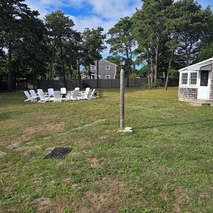 Dennis Port Cape Cod vacation rental - Large fully fenced backyard