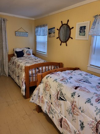Dennis Port Cape Cod vacation rental - Cottage bedroom 2 with two Twin beds