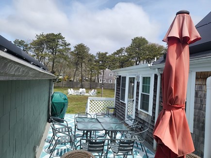Dennis Port Cape Cod vacation rental - View of backyard from deck