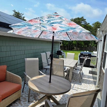 Dennis Port Cape Cod vacation rental - View of backyard from deck