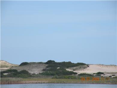 Truro Cape Cod vacation rental - View from the living room & master bedroom. Beach towels included