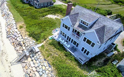 Dennis Village Cape Cod vacation rental - Drone- House And Beach