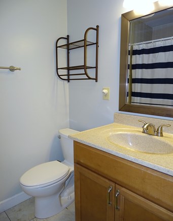 Ocean Edge, Brewster Cape Cod vacation rental - Bathroom adjacent to living room
