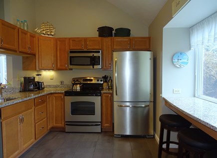 Ocean Edge, Brewster Cape Cod vacation rental - Updated kitchen with breakfast bar seating