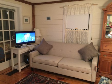 New Seabury, Maushop Village,Mashpee Cape Cod vacation rental - Wide screen TV in the living room