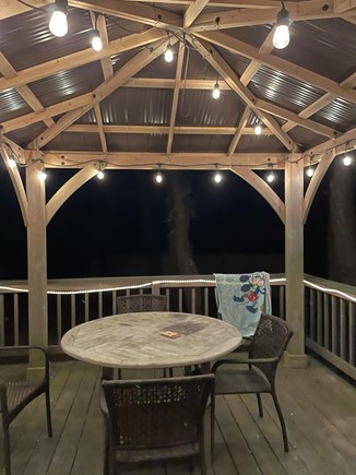 Walk to Wellfleet Ctr. Cape Cod vacation rental - Deck gazebo