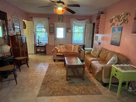 Walk to Wellfleet Ctr. Cape Cod vacation rental - Living room with Xfinity TV