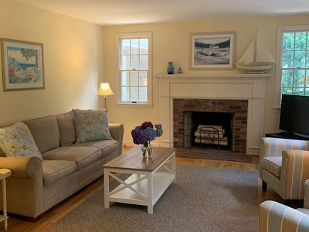 Orleans Cape Cod vacation rental - Bright and sunny living room.