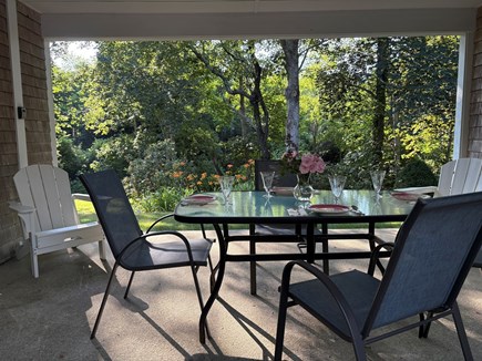 Orleans Cape Cod vacation rental - The protected breezeway for outdoor living.