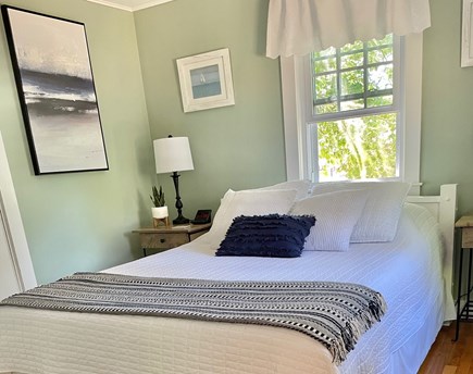 South Chatham - Forest Beach Cape Cod vacation rental - Master Bedroom Queen bed with TV