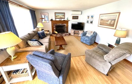 Harwich Cape Cod vacation rental - Spacious living room with large screen TV