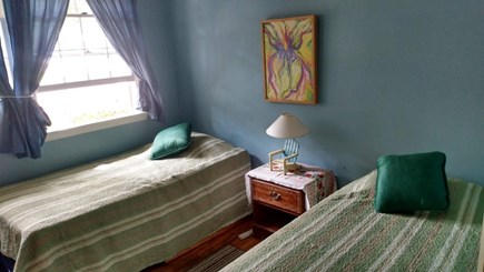 Falmouth, Great Harbors Resident Associa Cape Cod vacation rental - Front Bedroom - two twin beds - air conditioning