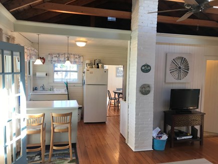 West Dennis Cape Cod vacation rental - Bright, open kitchen with breakfast bar