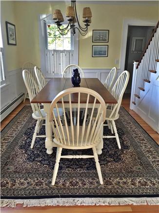 Harwichport Cape Cod vacation rental - Dining room seats 8