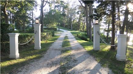 Orleans Cape Cod vacation rental - Entryway gates to your private estate