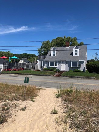Wellfleet Cape Cod vacation rental - Front of the house, directly across the street on Mayo Beach