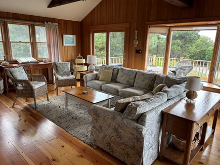 West Chatham Cape Cod vacation rental - Living Area with water views