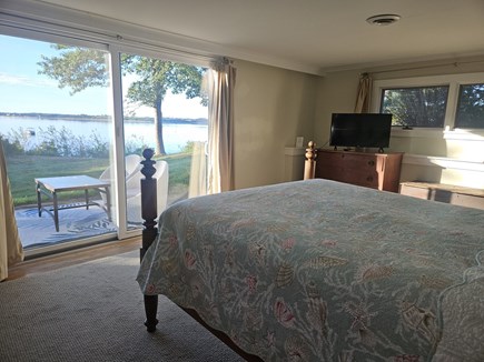 Orleans Cape Cod vacation rental - Lovely lower level queen bedrm ensuite with private patio outside