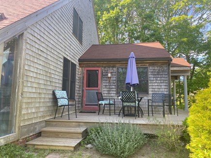 Orleans Cape Cod vacation rental - West side deck. Total privacy