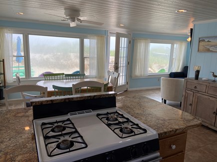 East Sandwich Cape Cod vacation rental - Modern Kitchen w granite counters, full-size fridge, oven & range