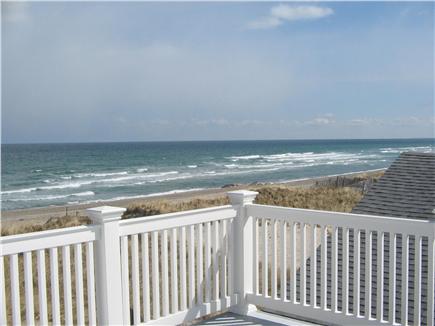 East Sandwich Beach  Cape Cod vacation rental - 2nd floor deck looking over the water and beach