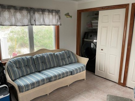 East Sandwich Beach  Cape Cod vacation rental - Entry mud room with washer/dryer combo unit