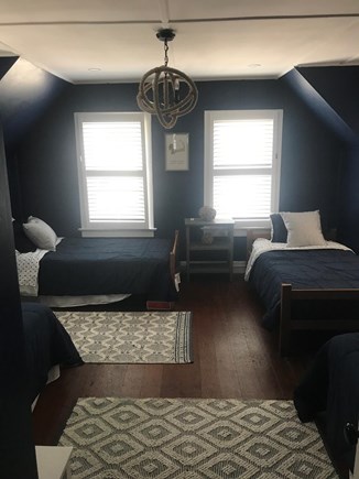 Onset MA vacation rental - Second floor bedroom with four single beds