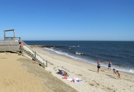 Dennis Port Cape Cod vacation rental - Haigis Beach is just 1/4 mile walk away at end of street