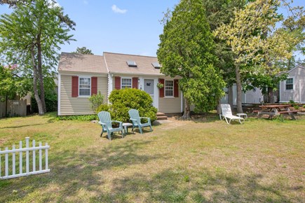 Dennis Port Cape Cod vacation rental - Picnic table with adirondack chairs