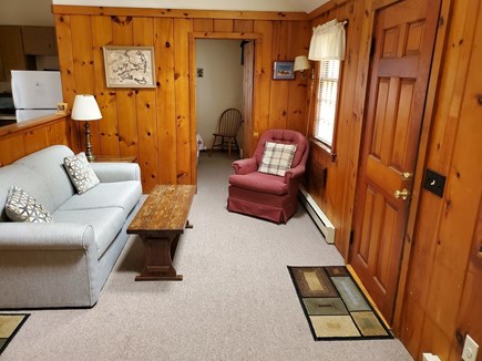 Dennis Port Cape Cod vacation rental - Open and bright living room with couch and comfy chair