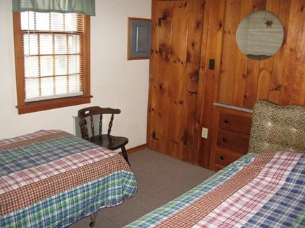 Dennis Port Cape Cod vacation rental - Bedroom 2 with twins and built-in bureau