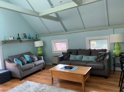 Harwichport Cape Cod vacation rental - Sun-filled open concept living with cathedral ceiling