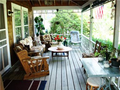 Plymouth, Manomet Bluffs MA vacation rental - Start your day with coffee and the newspaper on the porch ...