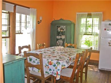Plymouth, Manomet Bluffs MA vacation rental - Warm and cozy dining area ...