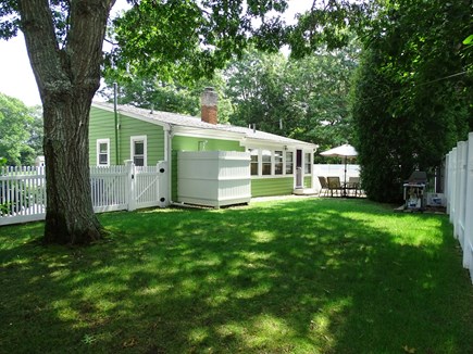 West Yarmouth Cape Cod vacation rental - Spacious and fenced back yard with outdoor shower