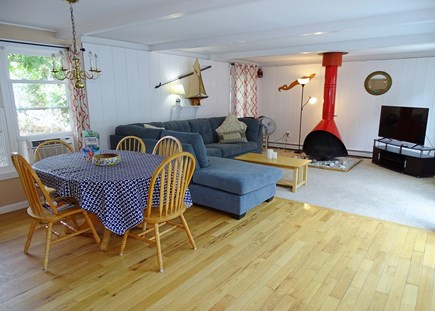 Wellfleet Cape Cod vacation rental - Bright and open dining area and comfortable living space.
