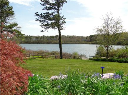 Brewster Cape Cod vacation rental - Pond view from garden