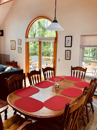 North Eastham Cape Cod vacation rental - Family Room/ Dining Area
Slider to Deck