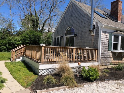 North Eastham Cape Cod vacation rental - Newly Expanded Deck with Slider to Family Room