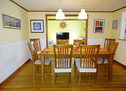 Chatham Cape Cod vacation rental - Dining room adjacent to great room and kitchen