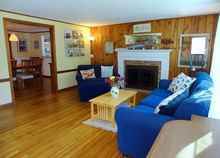 Chatham Cape Cod vacation rental - Front room with comfortable seating, hardwood floors throughout